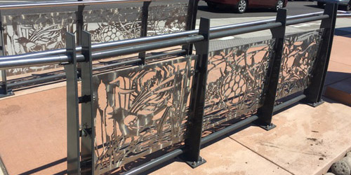 Stainless Steel Panel by Ellen Tykeson