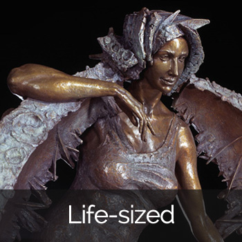 Luna by Ellen Tykeson: Life-sized Bronze Sculpture